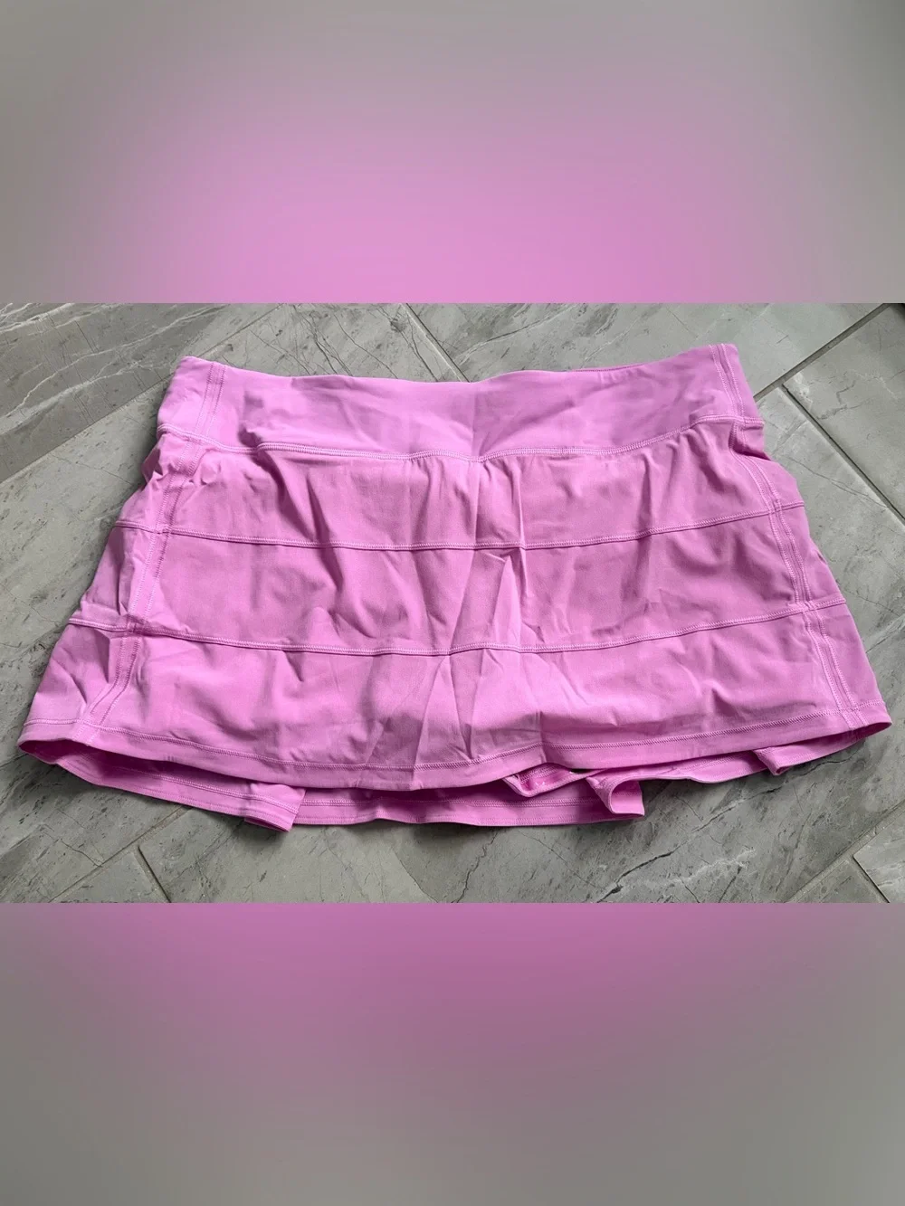 lululemon athletica Pink Pleated Athletic Mini Skirt
